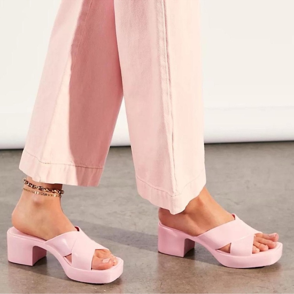 Jeffrey Campbell Bubblegum Platform Jelly Sandal